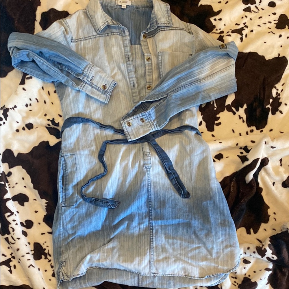 Denim Shirt Dress